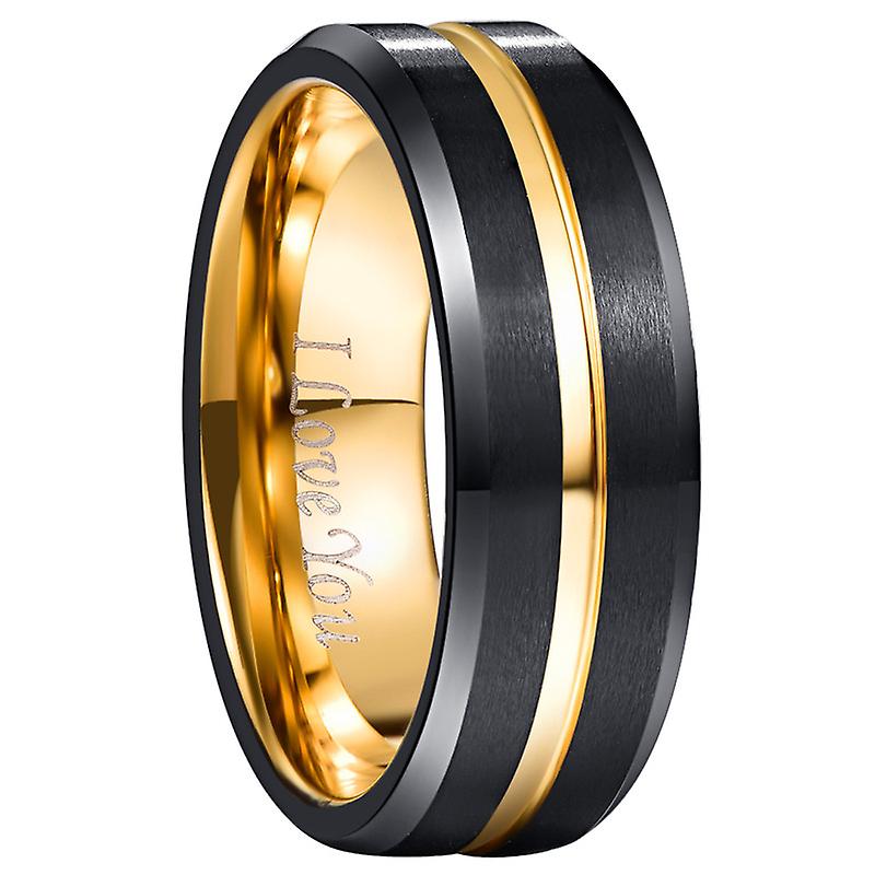 Stylish and Rugged: Black Wedding Bands for Men